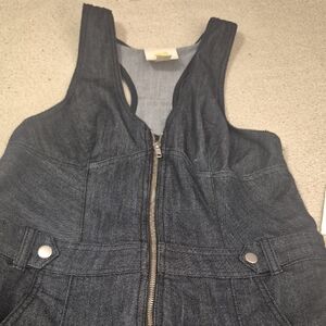 Brand NEW Maeve by Anthropologie Dark Blue Denim Jumpsuit